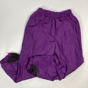 Vintage Columbia Purple Nylon Women's Ski Snow Pants Size XL